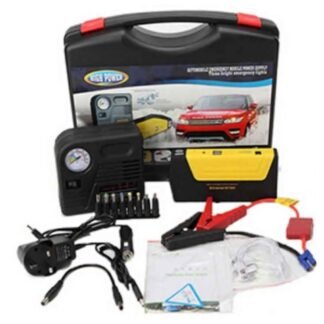 car power bank with air compressor for tyres 2in1